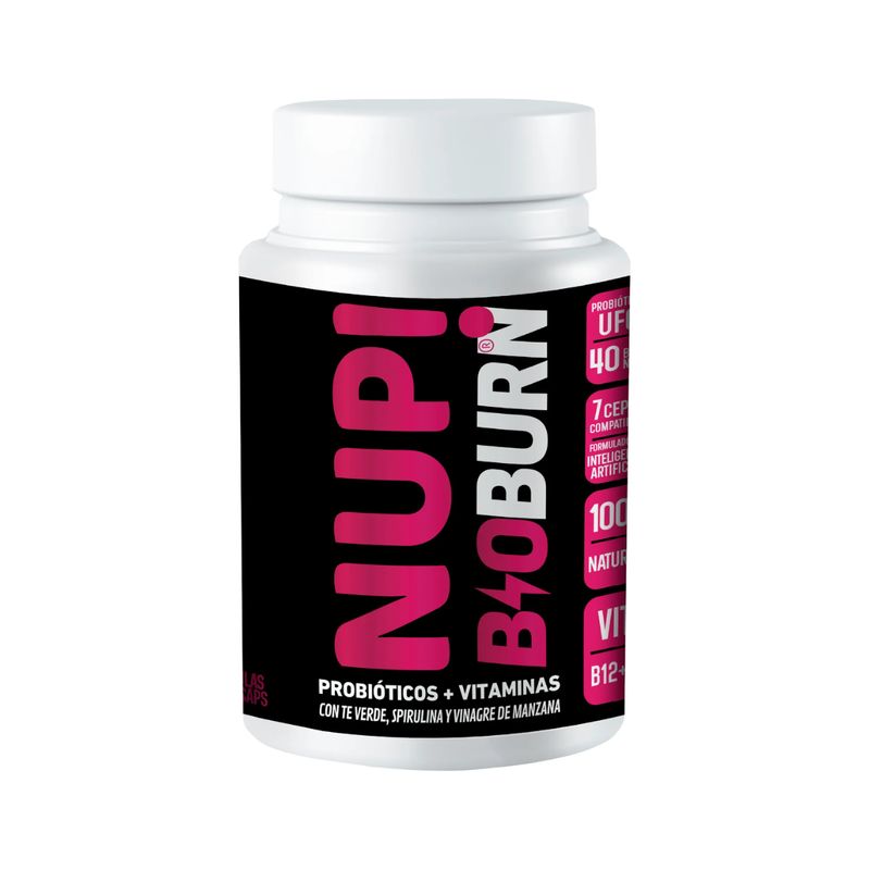 NUP - Probiótico Bioburn + Spirulina + Vinagre Manzana 60 Cap Nup NUP