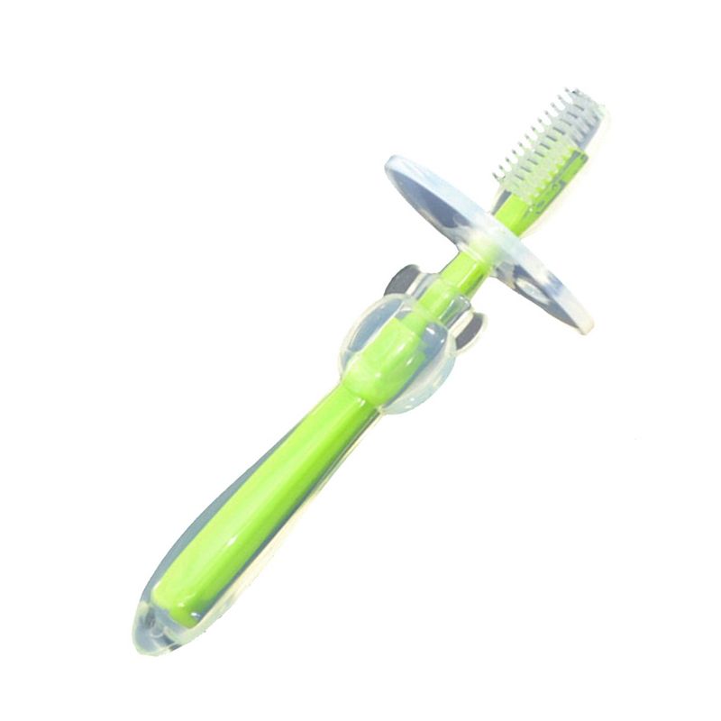 GENERICO - Cepillo De Dientes Silicona Entrenamiento Para Niños Bebes