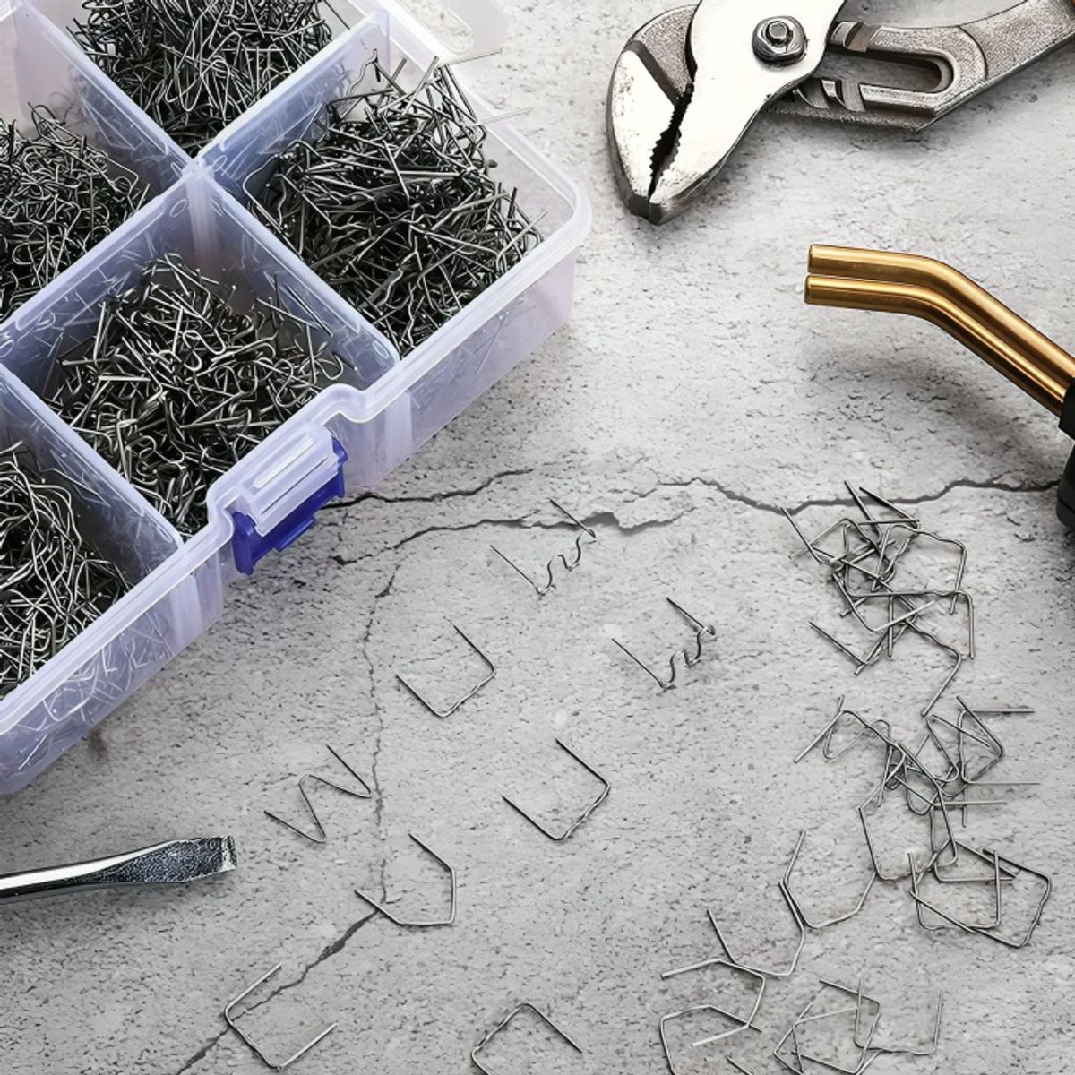 OEM - Kit De Grapas Para Soldadora Reparacion De Plasticos 800 Pcs