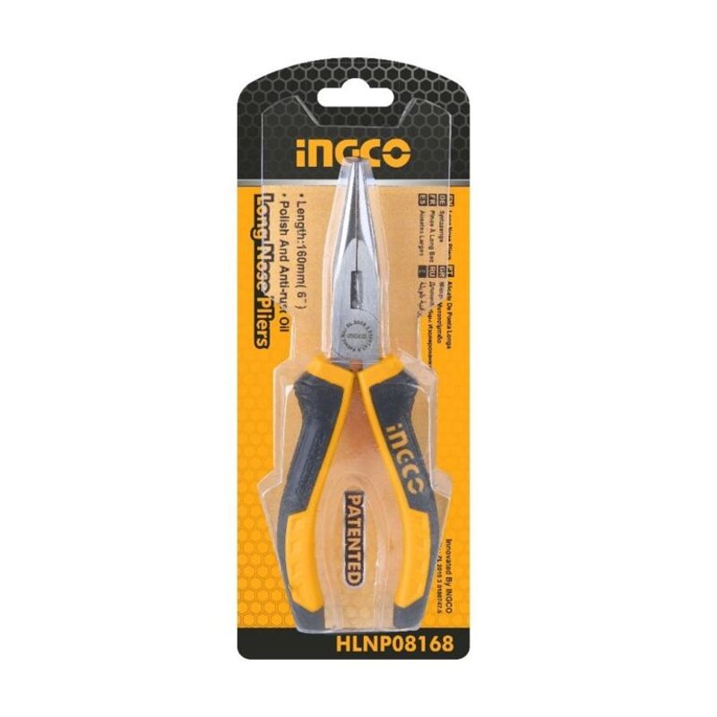 INGCO - Pinza Punta Doblada 6″ INGCO HBNP08168