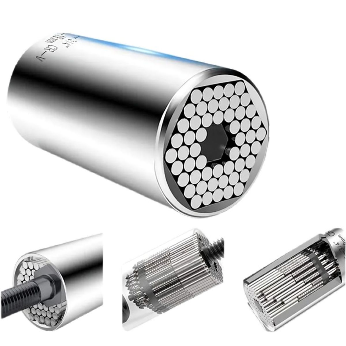 OEM - Llave Dado Universal Medir Herramienta Taladro 7mm-19mm