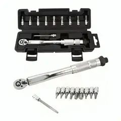 OEM - Llave De Torque Torquimetro 1/4 Pulgada 5 A 25nm -11 Piezas