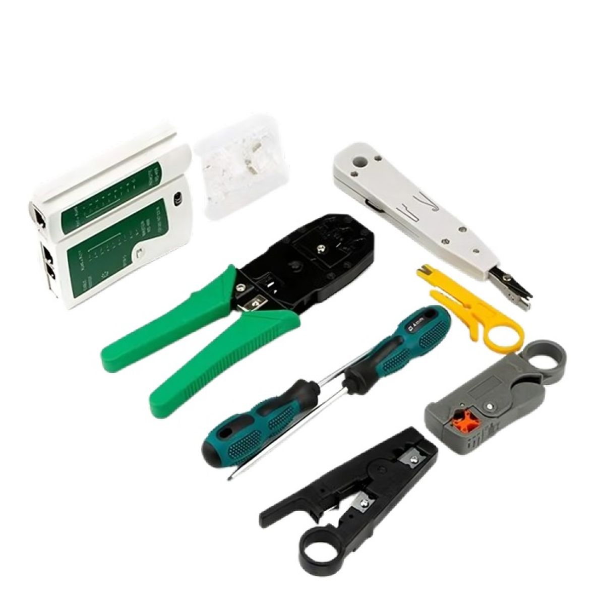 OEM - Kit De Herramientas Para Redes Crimpeadora Pelacable Rj45