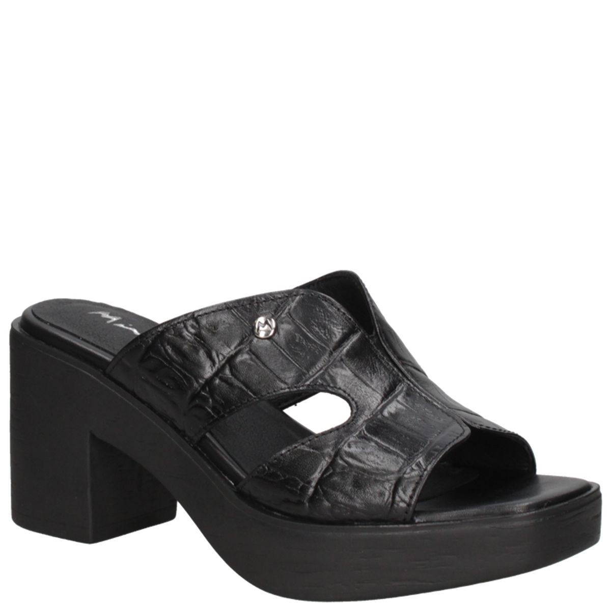 MINGO - Sandalia Casual Mujer Negro Mingo