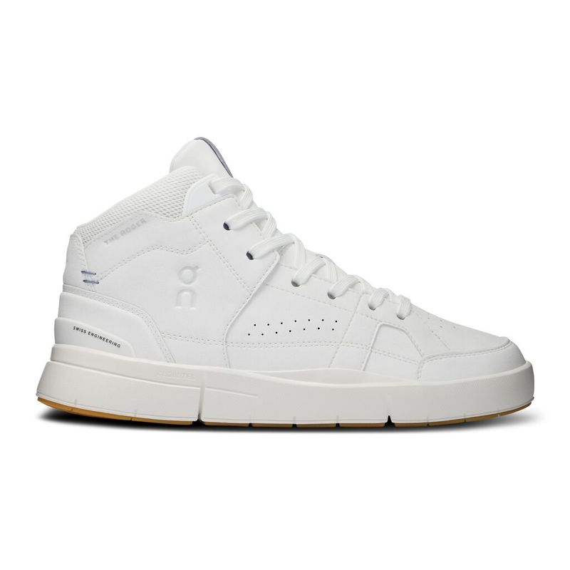 ON - Zapatillas THE ROGER Clubhouse Mid Mujer Blanco 3WD11152887
