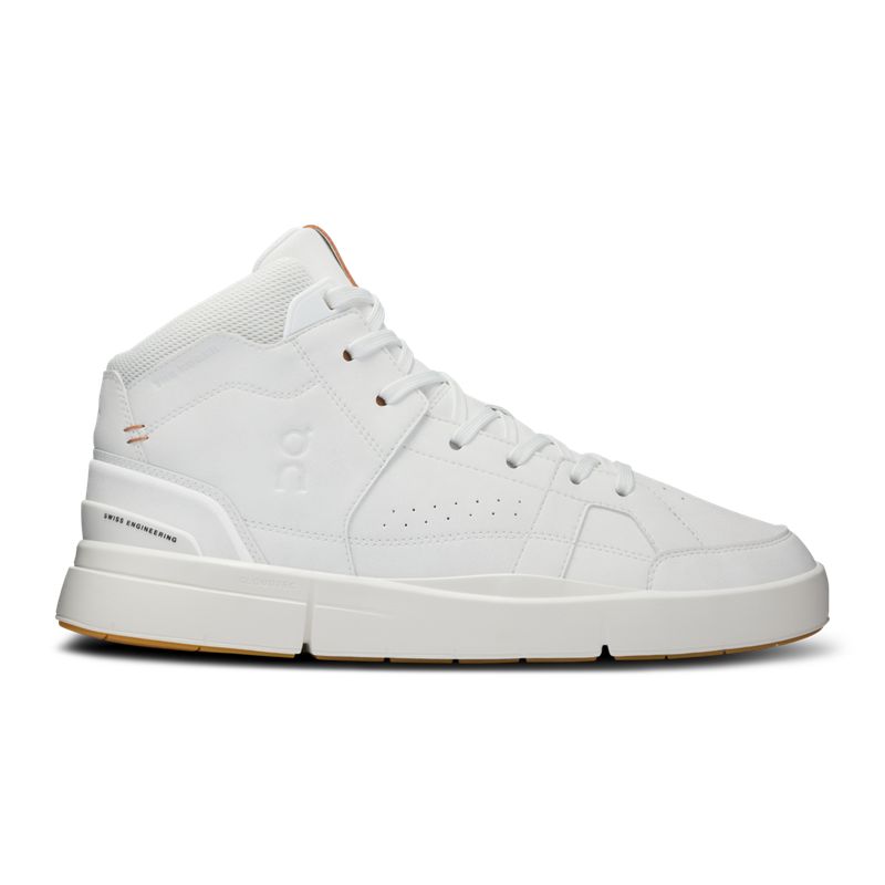 ON - Zapatillas THE ROGER Clubhouse Mid Hombre Blanco 3MD11142765