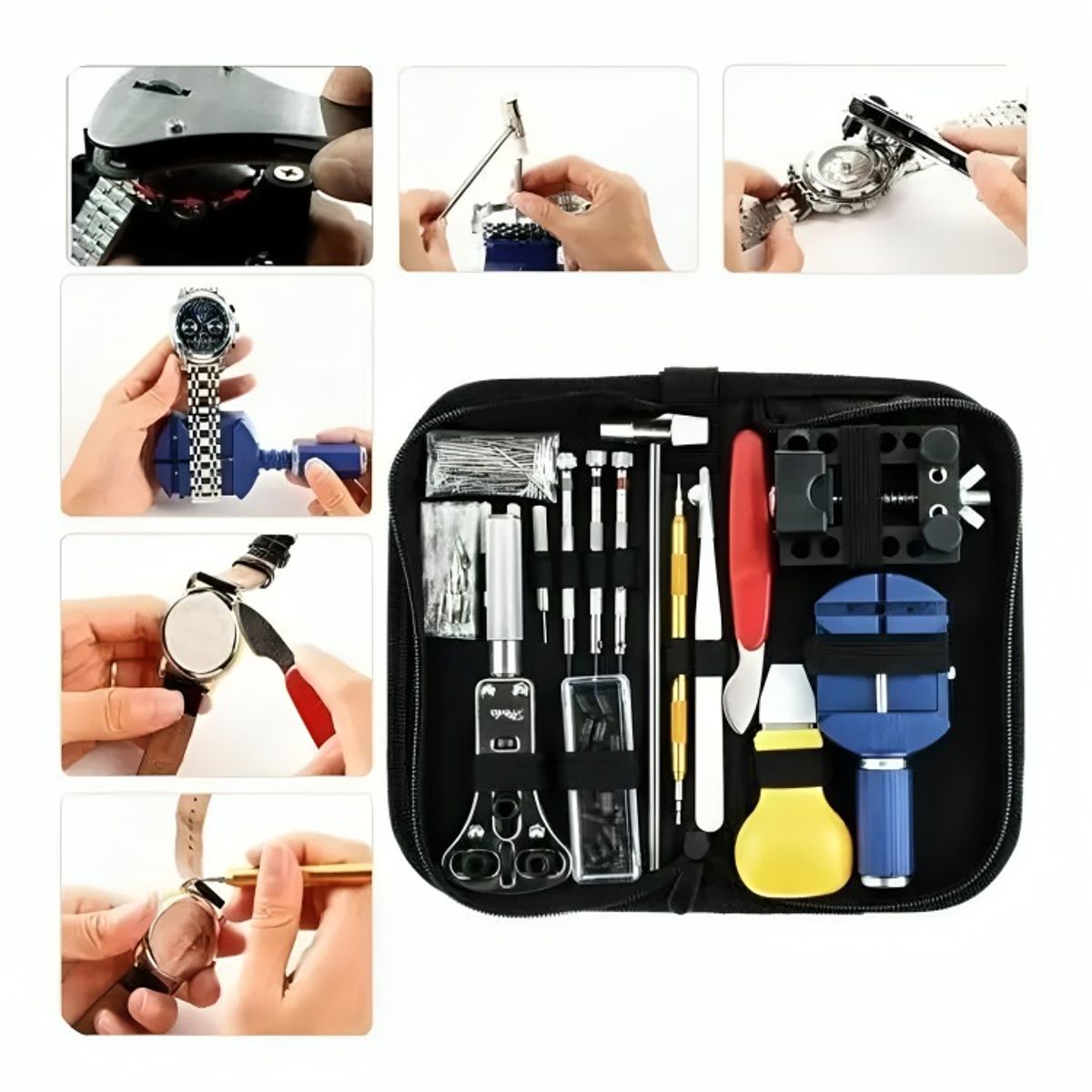 OEM - Kit Herramientas Reparación De Relojes 147 Pcs
