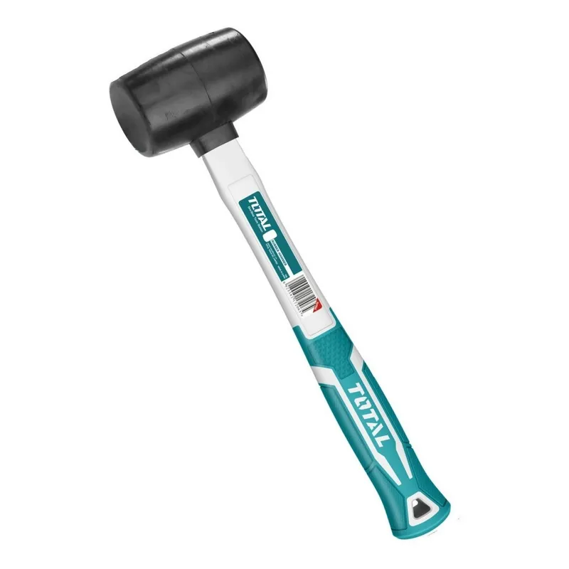 TOTAL - Martillo Maso De Goma 8 Onzas Mango Fibra Total