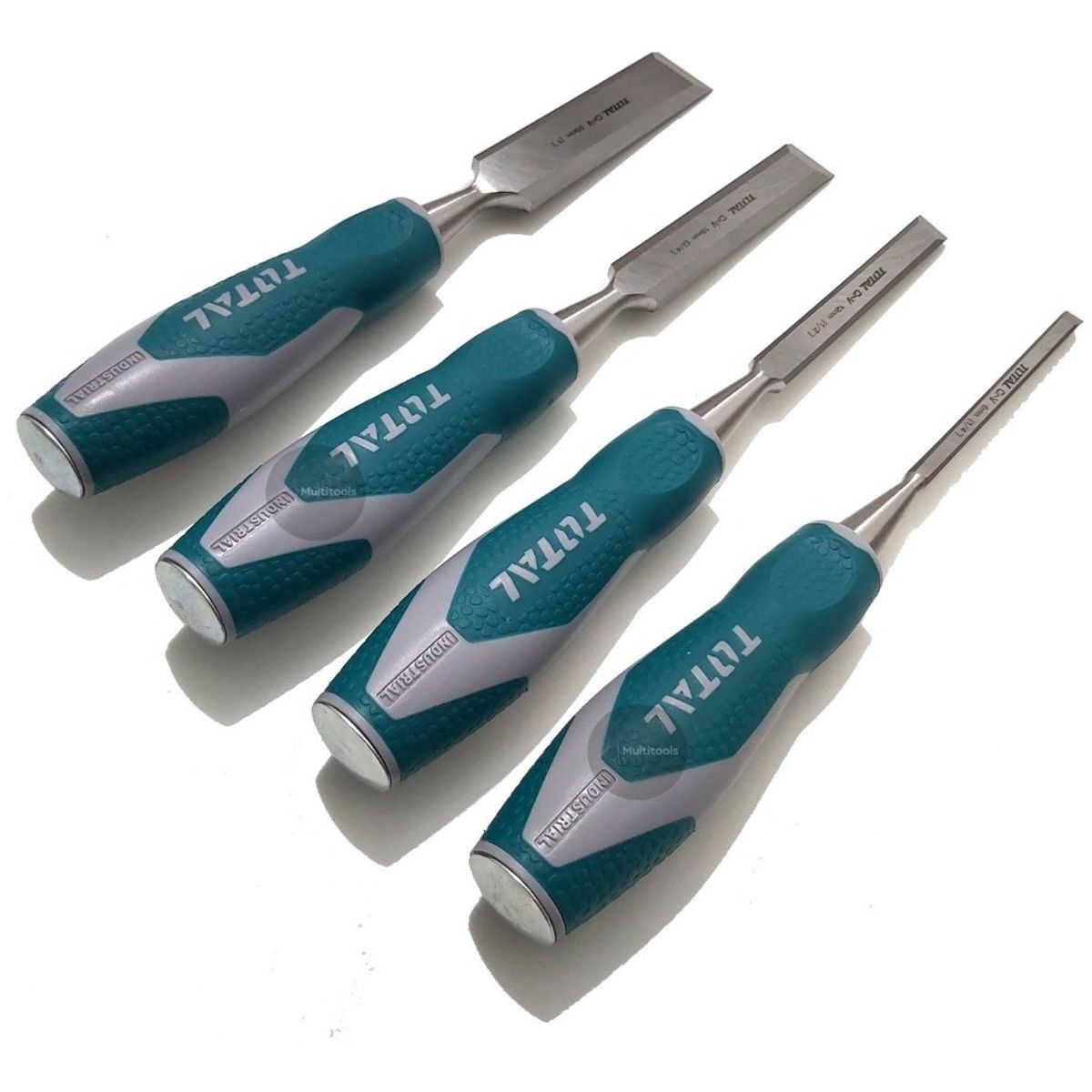 GENERICO - Formones Carpinteria 4 Piezas Total Linea Profesional