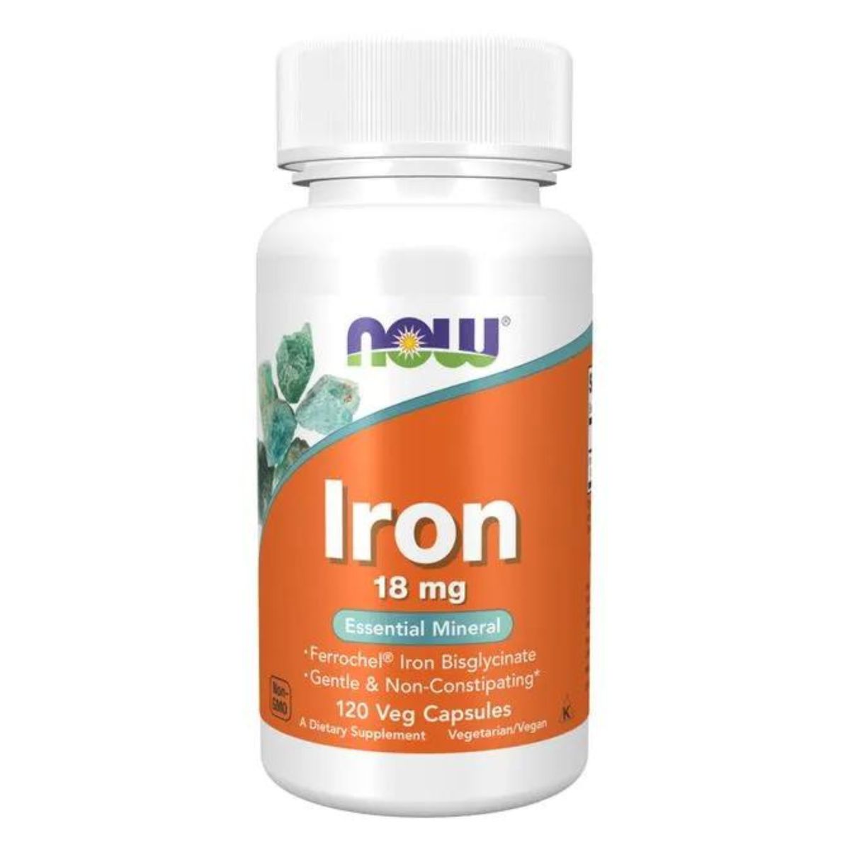 NOW - Iron 18 mg 120 caps - Now Foods