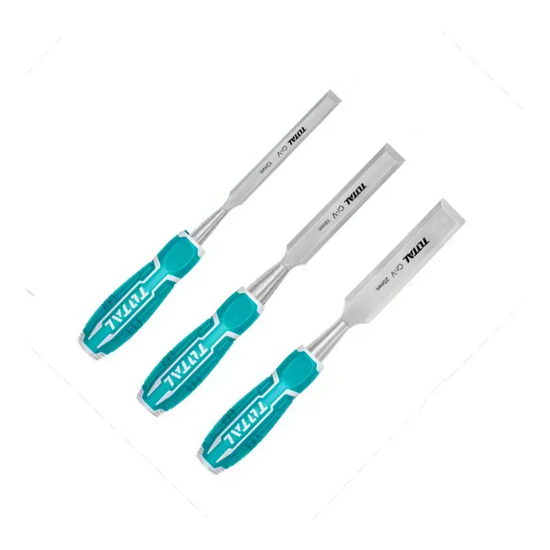 TOTAL - Set Formones Cincel Para Madera 3 Piezas Total