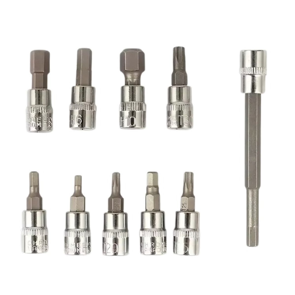 OEM - Llave De Torque Torquimetro 1/4 Pulgada 5 A 25nm -11 Piezas