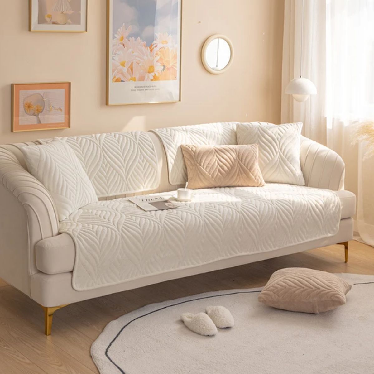 GENERICO - Cubre Sofa Anti-deslizante Cobertor De Invierno De 3 Cuerpos