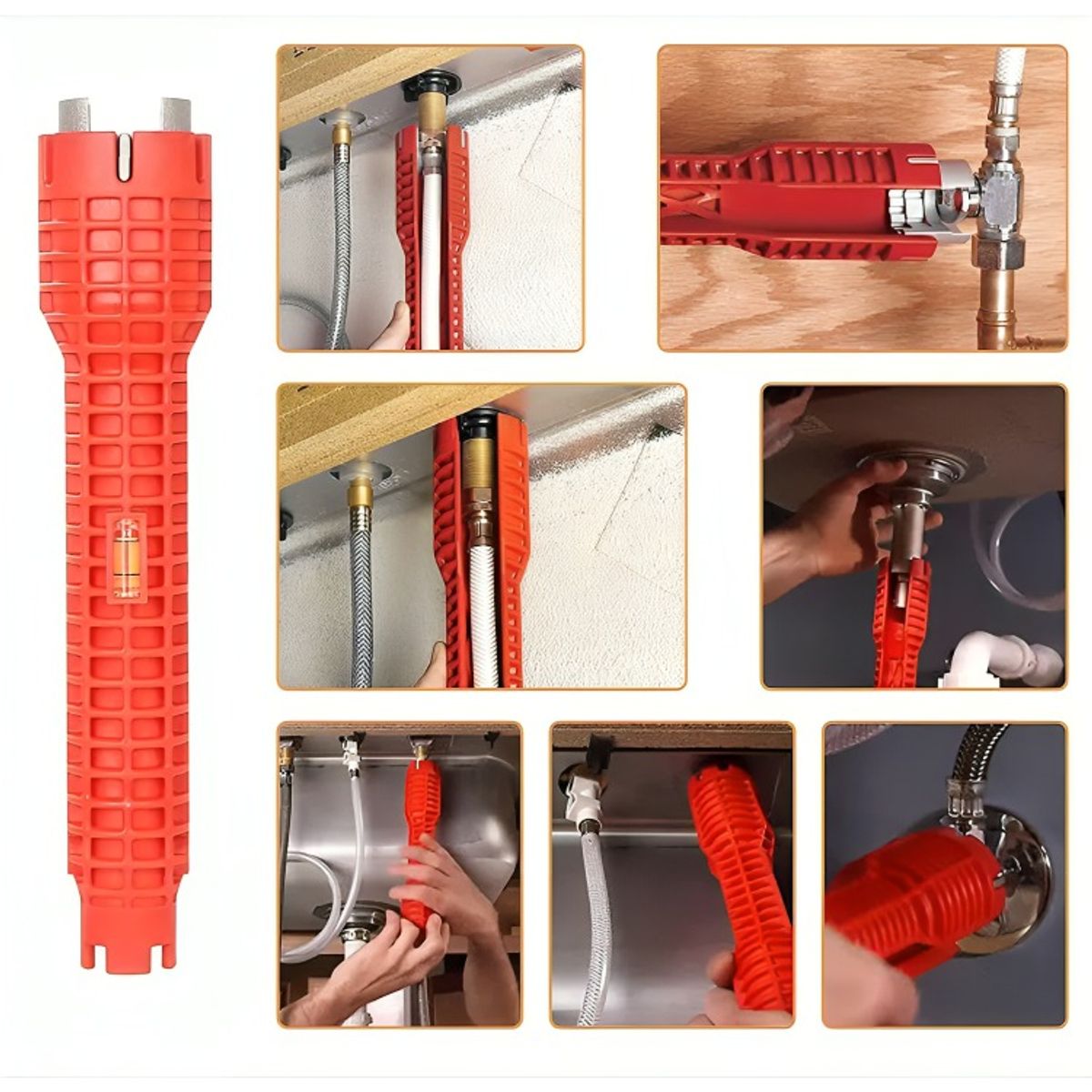 OEM - Llave Ajustable Gasfiteria Multi Uso Flexible Desague Cocina