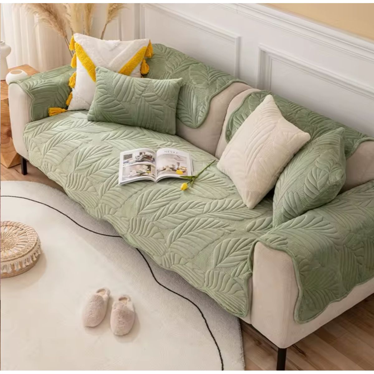 GENERICO - Cubre Sofa Anti-deslizante Cobertor De Invierno De 3 Cuerpos