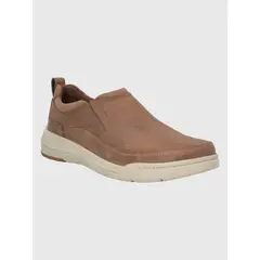 HUSH PUPPIES - Zapatilla Cuero Café Hombre Hunt