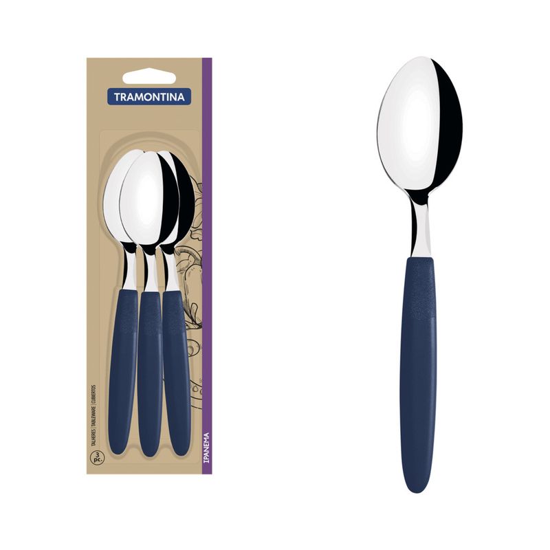TRAMONTINA - Juego De Cucharas Mesa 3 Pzas Ipanema 23363-310