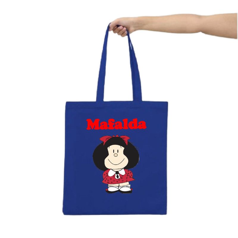 GENERICO - BOLSO TOTE BAG  MAFALDA HISTORIETAS  35 X 40 CM