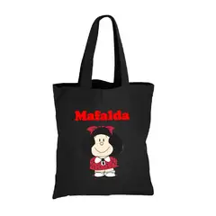 GENERICO - BOLSO TOTE BAG  MAFALDA HISTORIETAS 35 X 40 CM