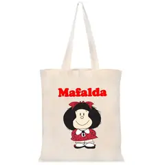 GENERICO - BOLSO TOTE BAG  MAFALDA HISTORIETAS 35 X 40 CM