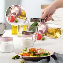 GENERICO - Frasco De Vidrio Para Aceite De Cocina 700ml