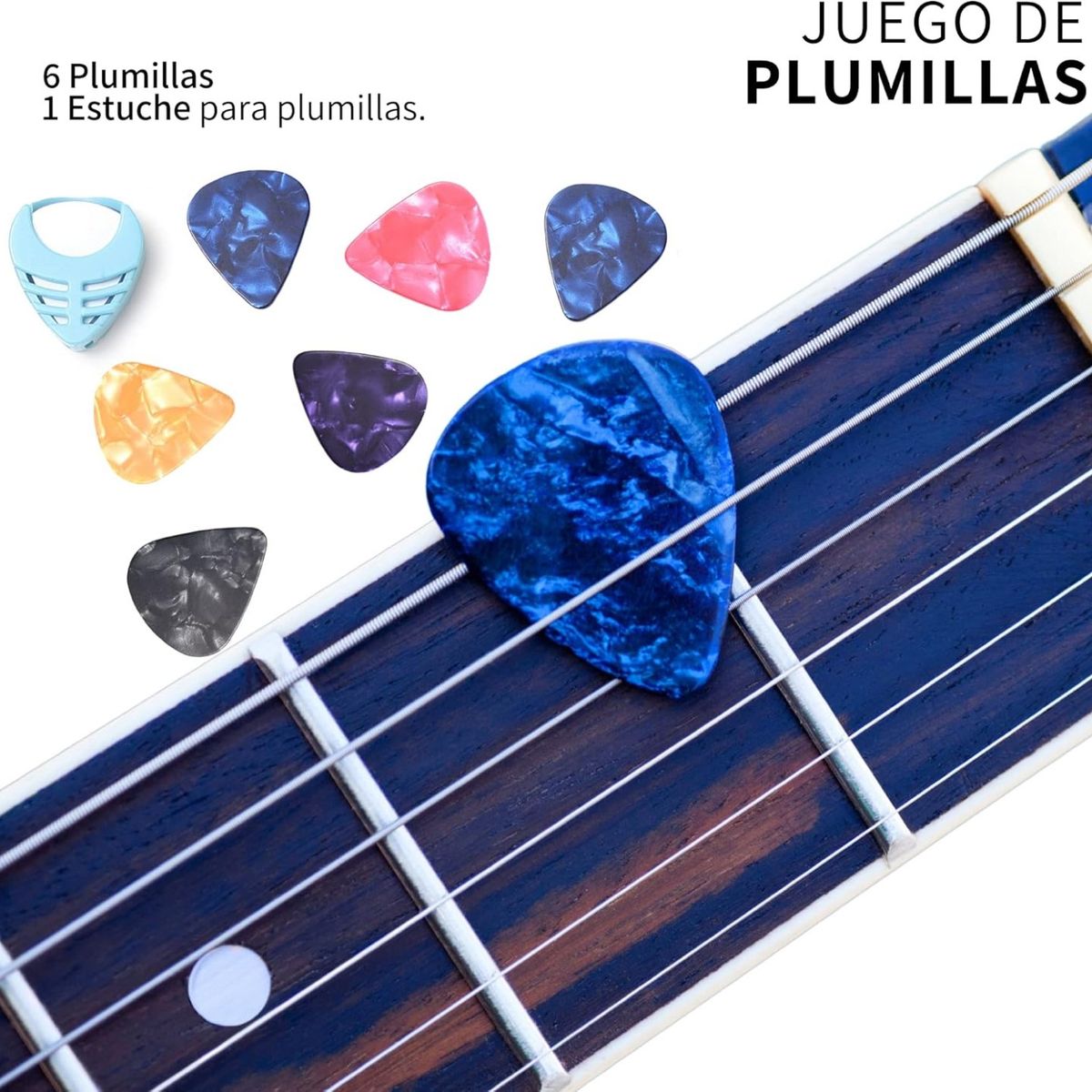 BLUEDREAMER - Guitarra acústica 38 pulgadas rosa