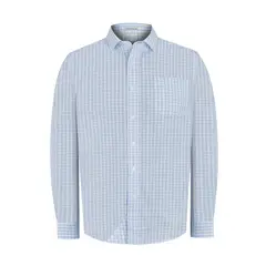 ROCKFORD - Camisa Algodón Orgánico Celeste Lighter Hombre