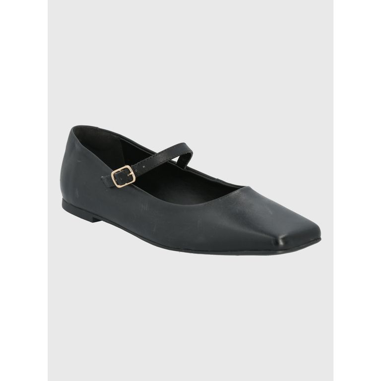 Zapato Cuero Negro Mujer Lovere