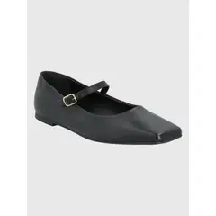 HUSH PUPPIES - Zapato Cuero Negro Mujer Lovere