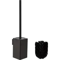 Cepillo De Baño Inodoro Metálico Negro Moderno