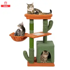 KOBA - Rascador Para Gatos Torre Arbol Poste Michi Cactus 77cm