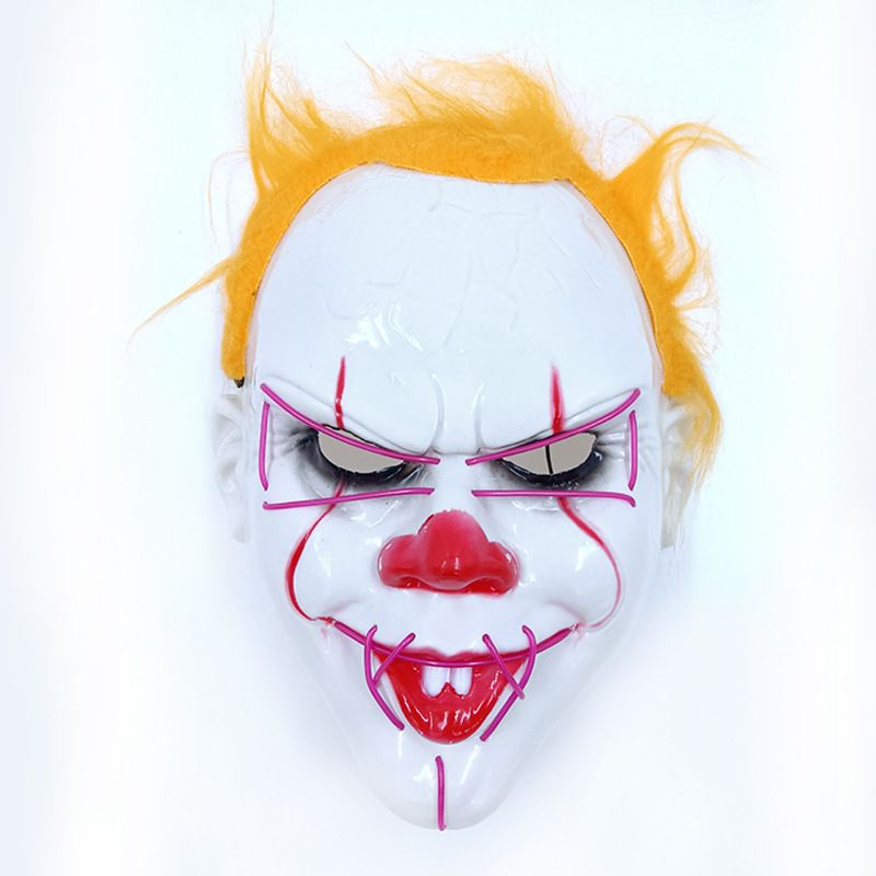NO LOGO - Máscara De Payaso Resplandeciente Halloween