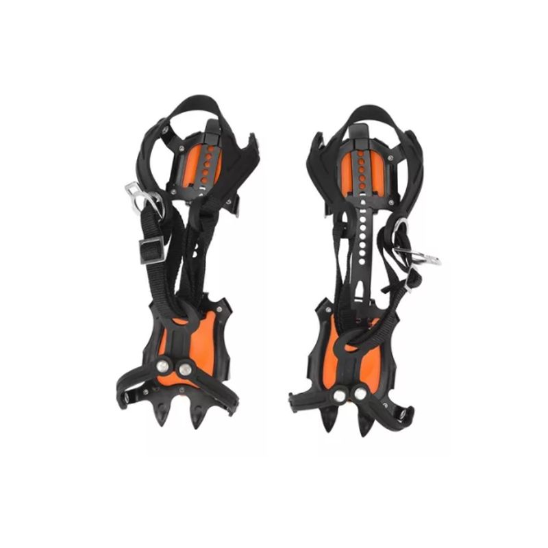 GENERICO - Par De Crampones De Acero De 10 Puntas Pack