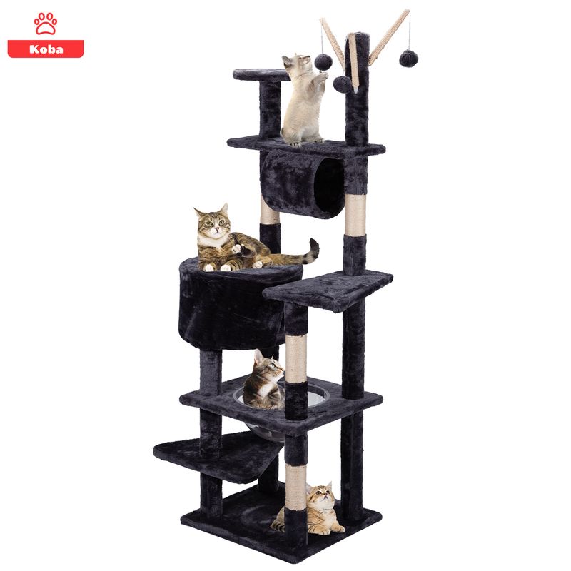 KOBA - Rascadores Para Gatos Torre Michis Arbol Gimnasio 165cm Koba