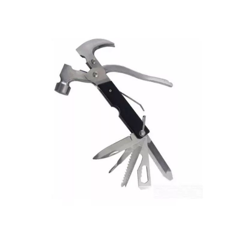 GENERICO - Set Martillo Multi Herramientas Manuales 18 En 1 Multiuso Gris