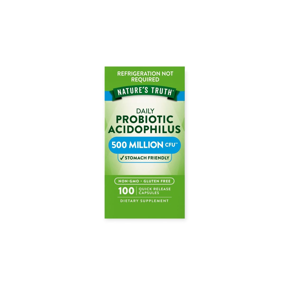 NATURE'S TRUTH - PROBIOTICO ACIDOPHILUS 100 CAPSULAS - NATURE'S TRUTH