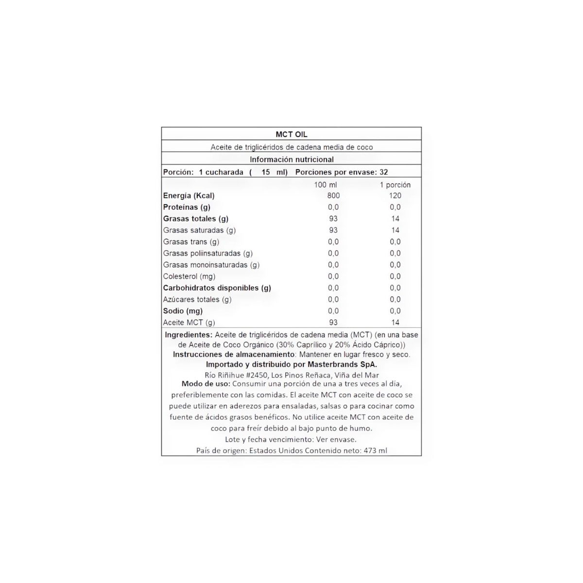NATURE'S TRUTH - MCT OIL COCONUT 473ML - NATURES TRUTH