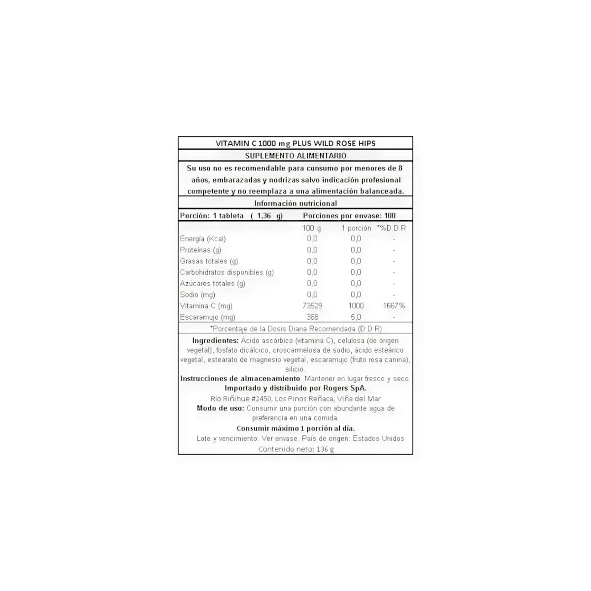 NATURE'S TRUTH - VITAMINA C 1000MG 100 CAPSULAS - NATURE'S TRUTH