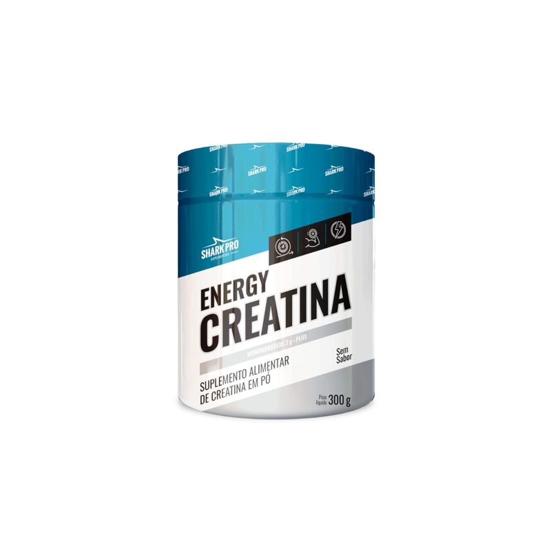 SHARK - CREATINA ENERGY 300GR 30 SV SIN SABOR - SHARK PRO