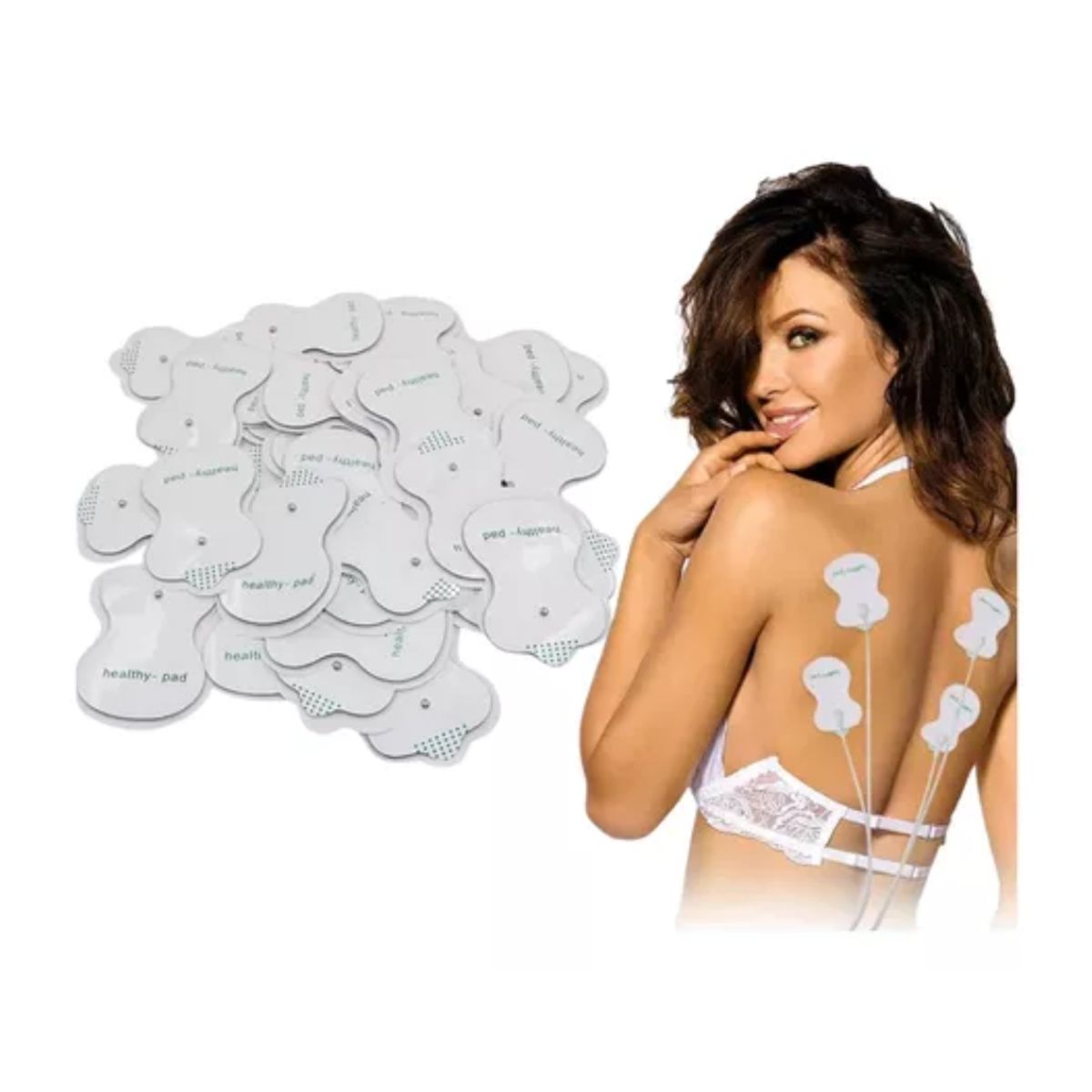 GENERICO - Electrodos 24 Parches Almohadillas Para Electroestimulacion