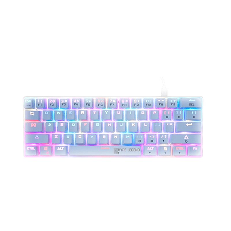 HYPE LEGEND - TECLADO Gamer Hype Legend REBEL BLANCO SW Outemu Brown