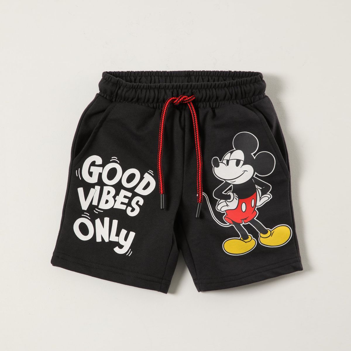 DISNEY - Short Niño Good Vibes Mickey Negro Disney