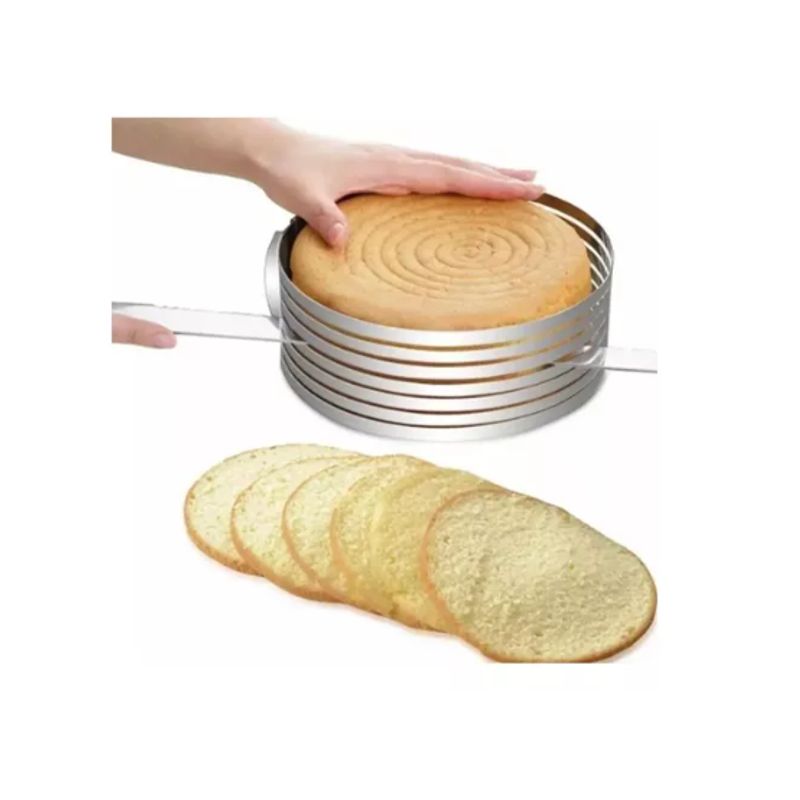 GENERICO - Molde Para Cortar Bizcocho Acero Inox Repostería 24-30cm