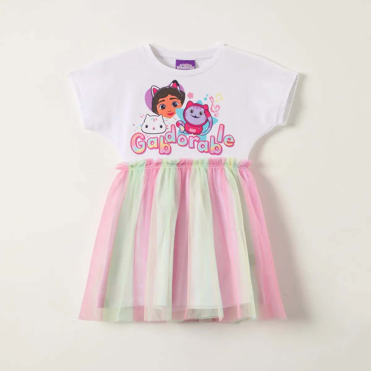 LA CASA DE GABBY - Vestido Niña Arcoirir Blanco Gabby Doll House