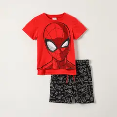 MARVEL - Conjunto Niño Spiderman Rojo