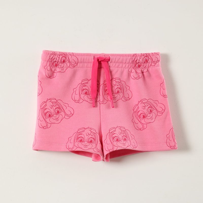 PAW PATROL - Short Niña Rotativo Rosado Paw Patrol