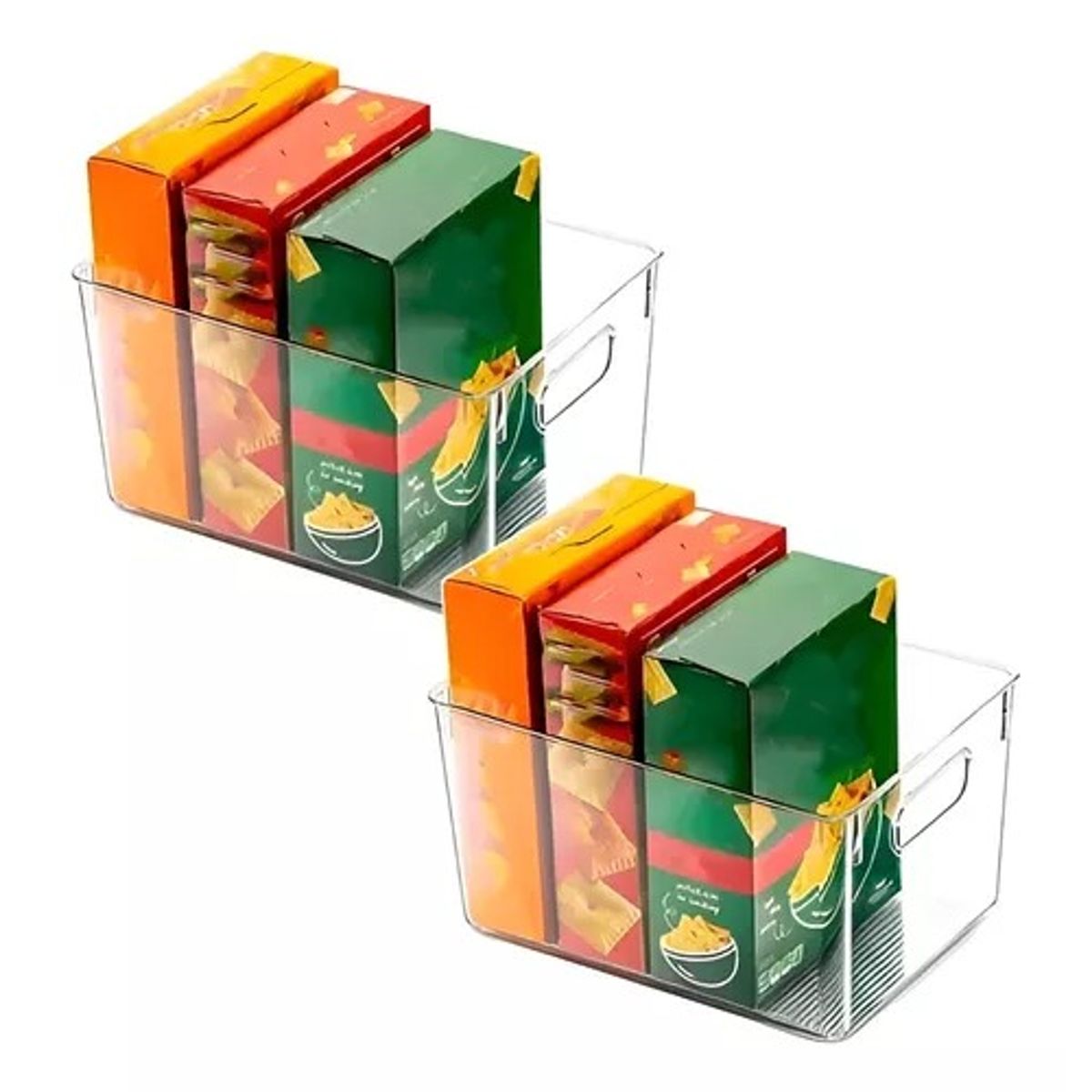 GENERICO - 2 Organizador De Refrigerador Organizador Despensa Contenedo