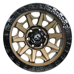 GENERICO - Juego 4 llantas 17x9" 6x130 OFF-12 CB110-Rey Del Neumático