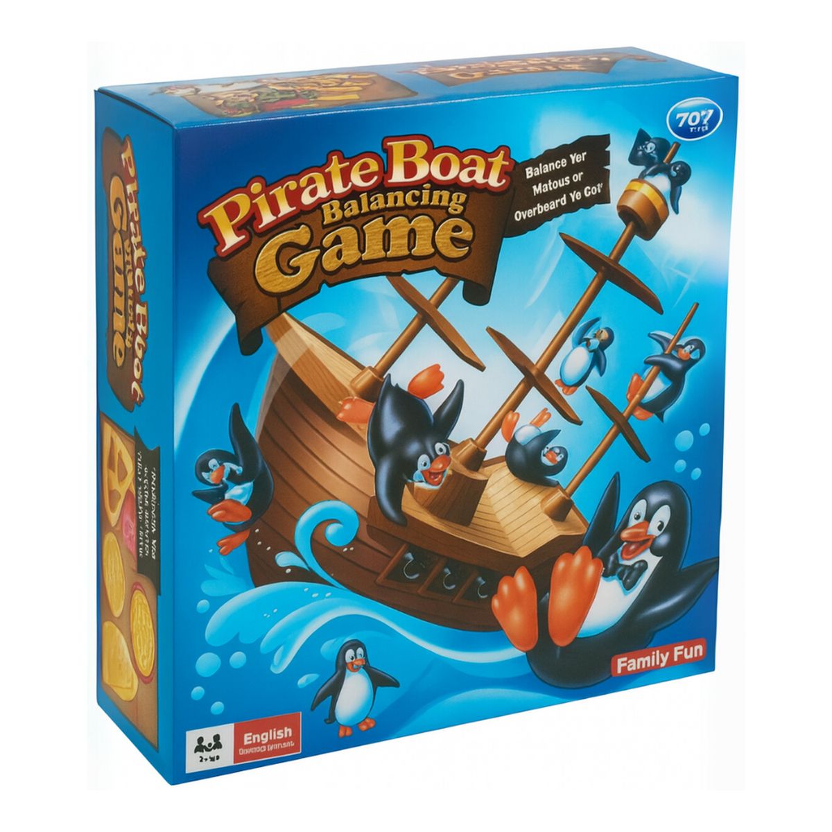 GENERICO - Juego De Mesa Equilibrio Barco Pirata No Lo Dejes Caer