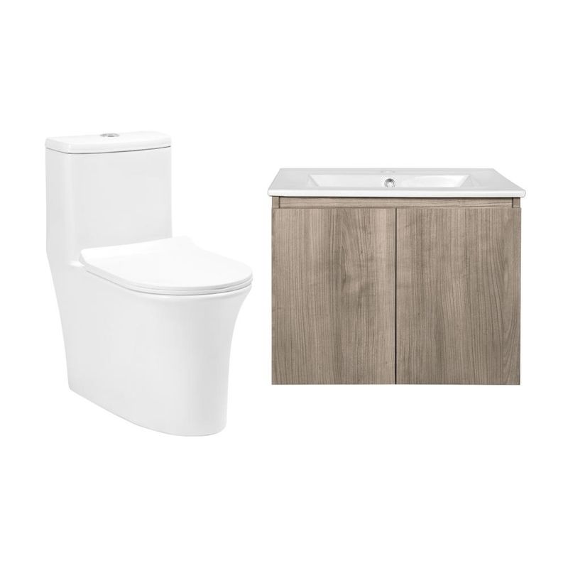 STRETTO - Pack Baño Toledo - Mueble + Sanitario